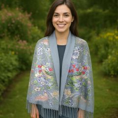 Strawberry Thief Pashmina
